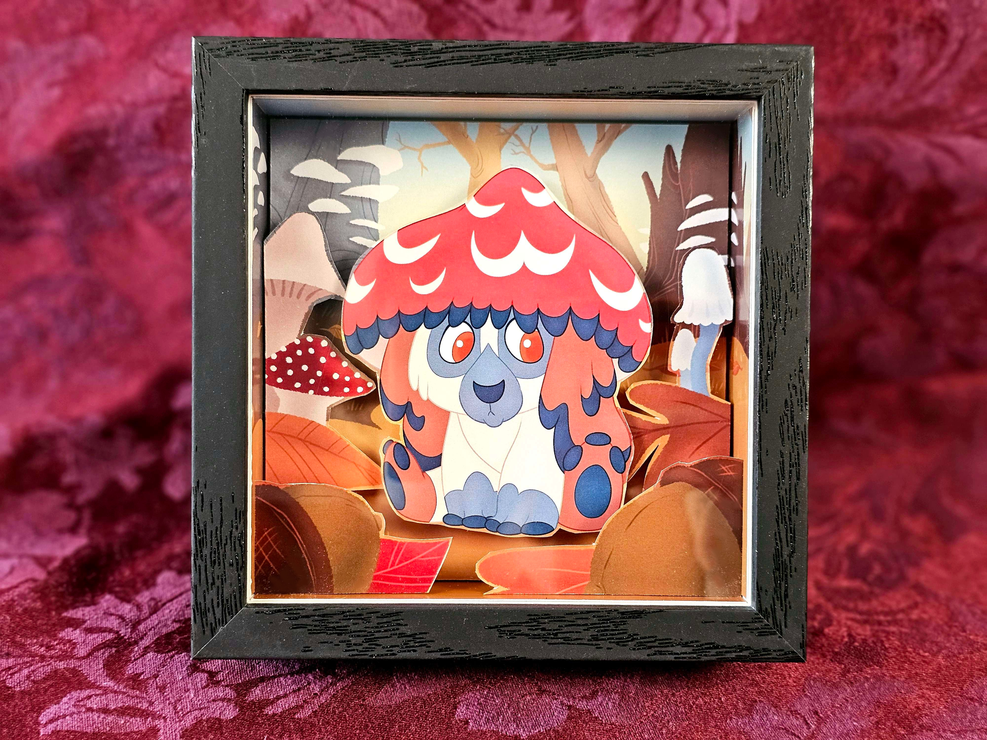 Spirit Familiar - Bonnet - Adoptable Mushroom Bear Puppy Creature Art Piece for Home Decor, Ritual, Focus - Image 3