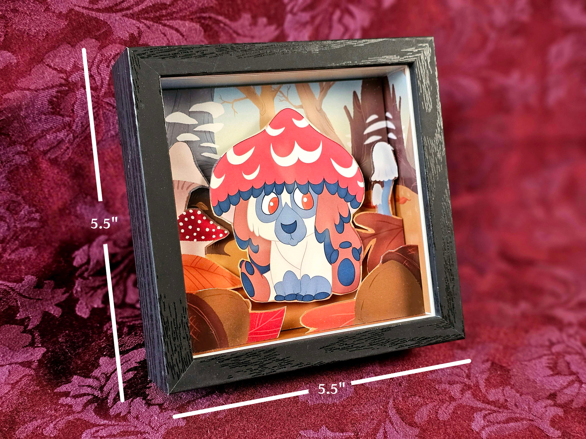 Spirit Familiar - Bonnet - Adoptable Mushroom Bear Puppy Creature Art Piece for Home Decor, Ritual, Focus - Image 7