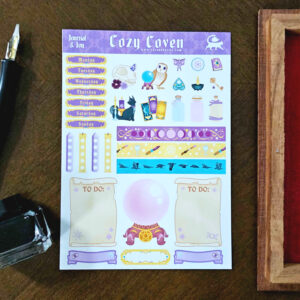 Cozy Coven - Planner Stickers for Tracking, Productivity, Bullet Journals, and Agendas