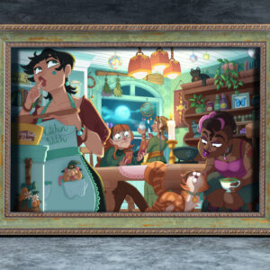 Modern Coven - 8x12 Witch Friends Girls Night Wall Art