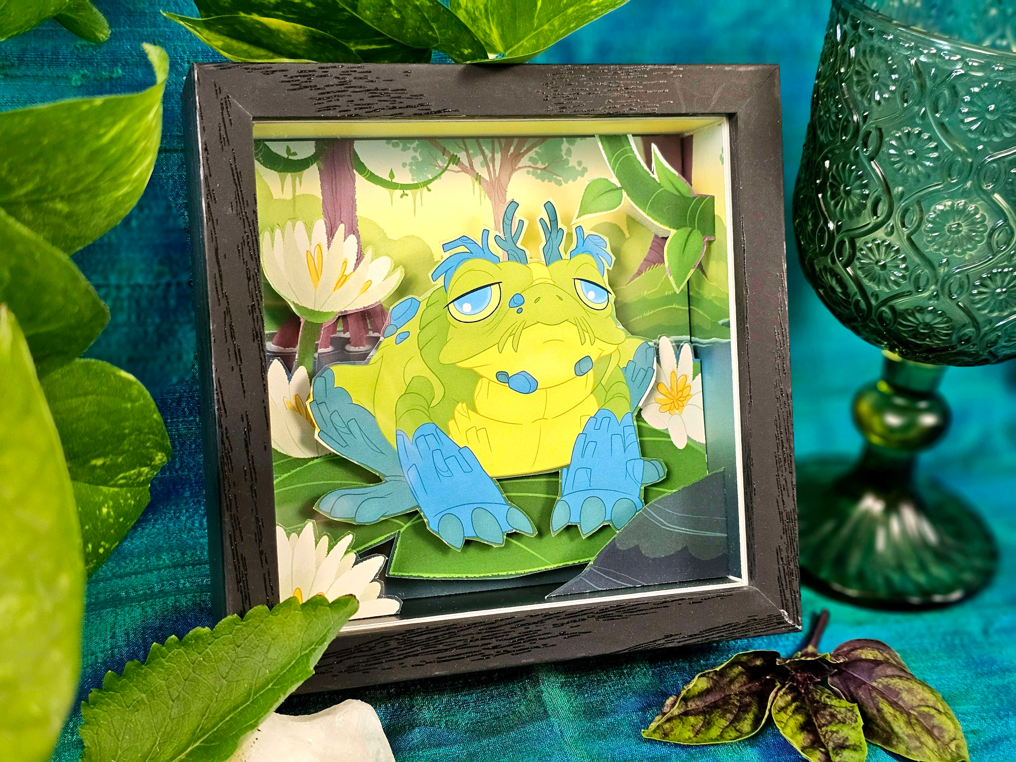 Spirit Familiar - Mogwart - Adoptable Frog Creature Art Piece for Home Decor, Ritual, Focus - Image 5