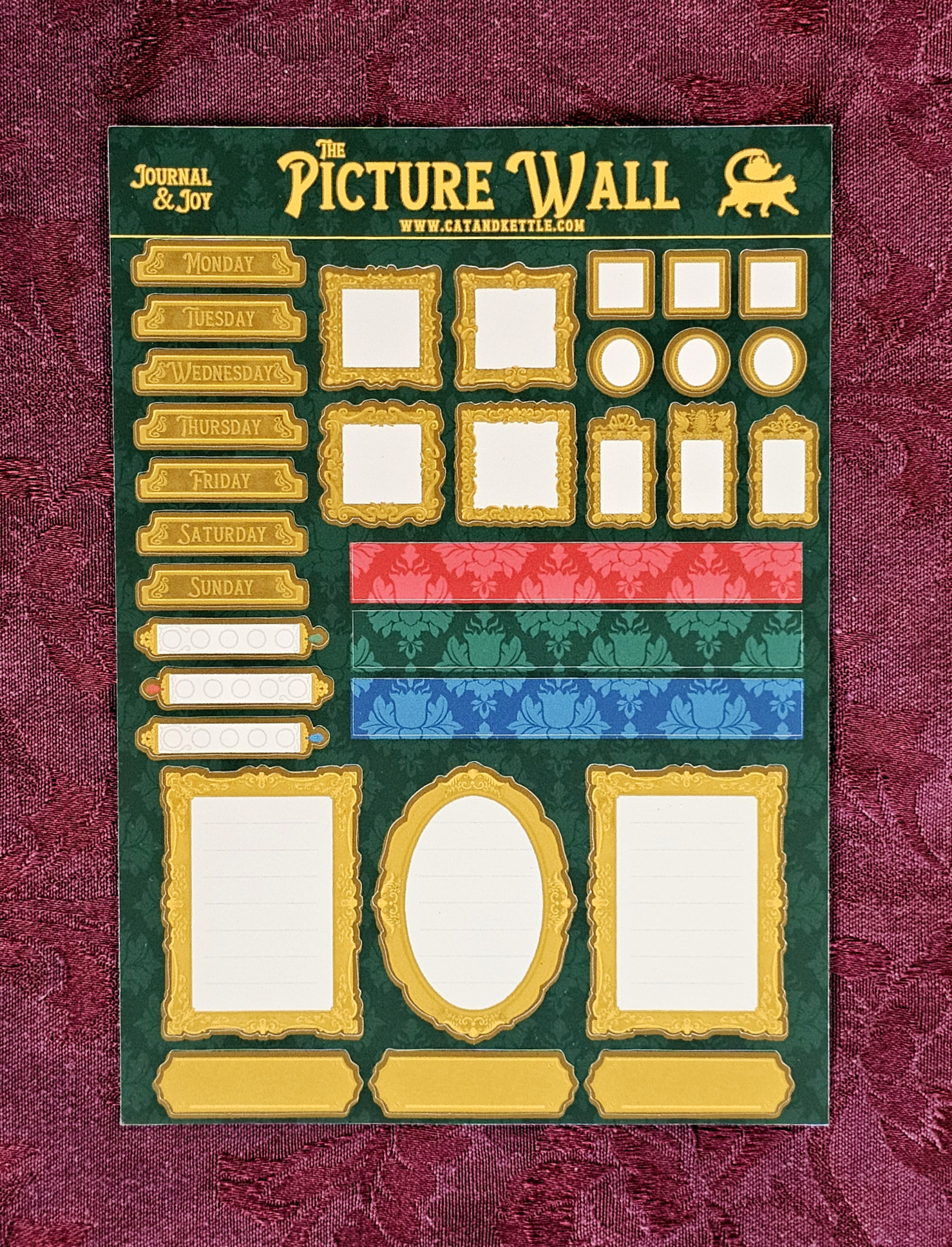 Picture Wall Sticker Sheets - Planner Stickers for Tracking, Productivity, Bullet Journals, and Agendas - Image 2