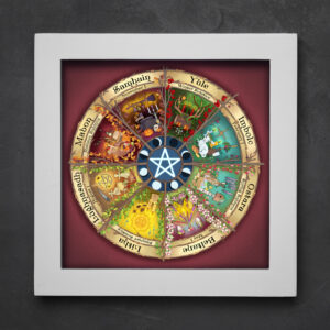 Wheel of the Year - 8.5x8.5 Sabbats Pagan Holiday Tracker Wall Art